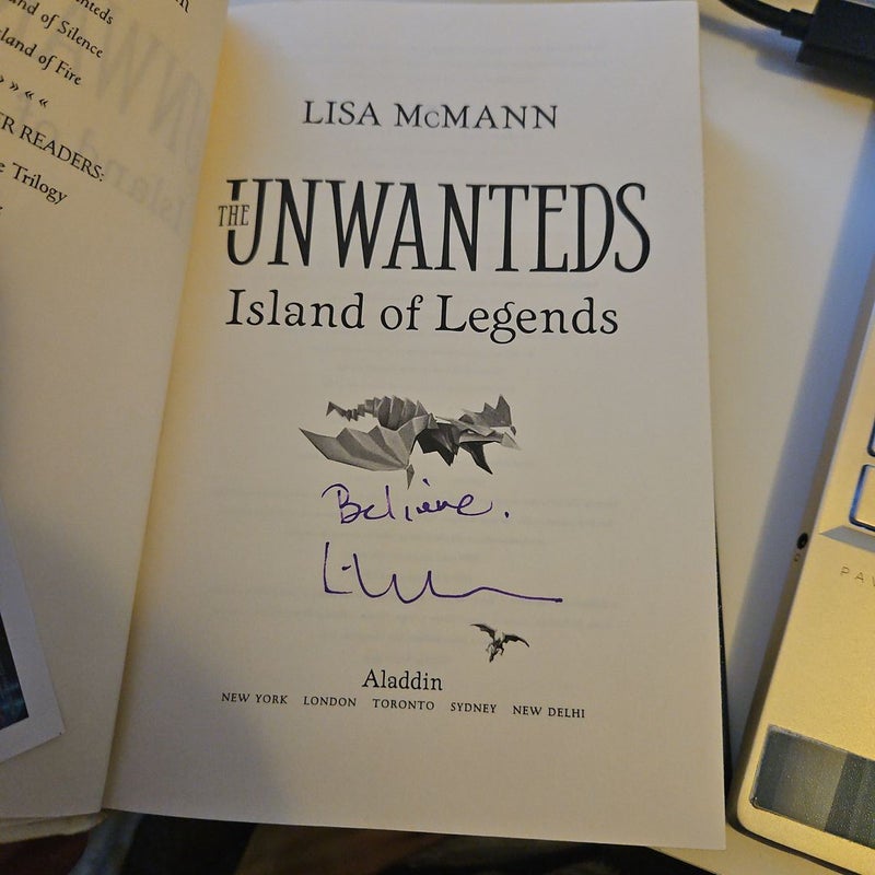 Signed The Unwanteds: Island of Legends
