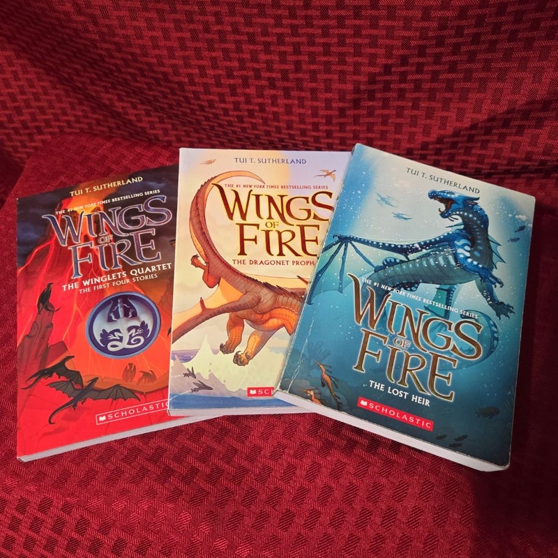 The Winglets Quartet,The Dragonet Prophecy, the Lost Heir