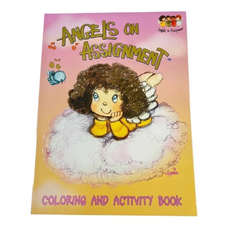 Lot 3 Angels on Assignment Coloring and Activity Books 2004/2005 USA Unused