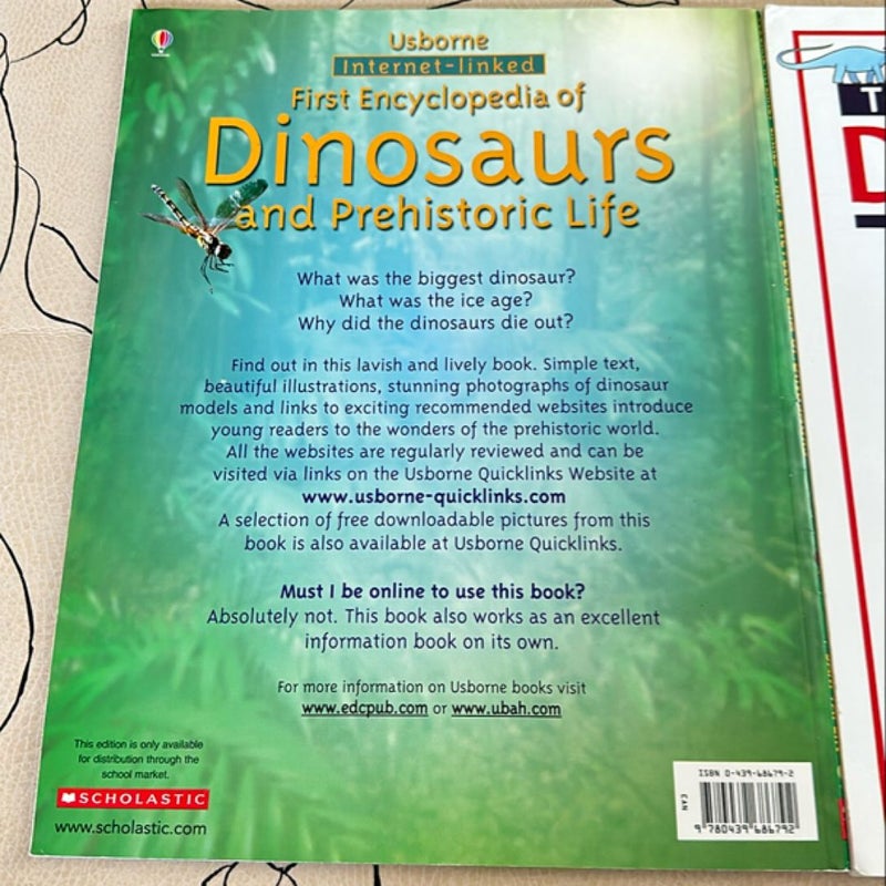 Usborne First Encyclopedia of Dinosaurs and Prehistoric Life