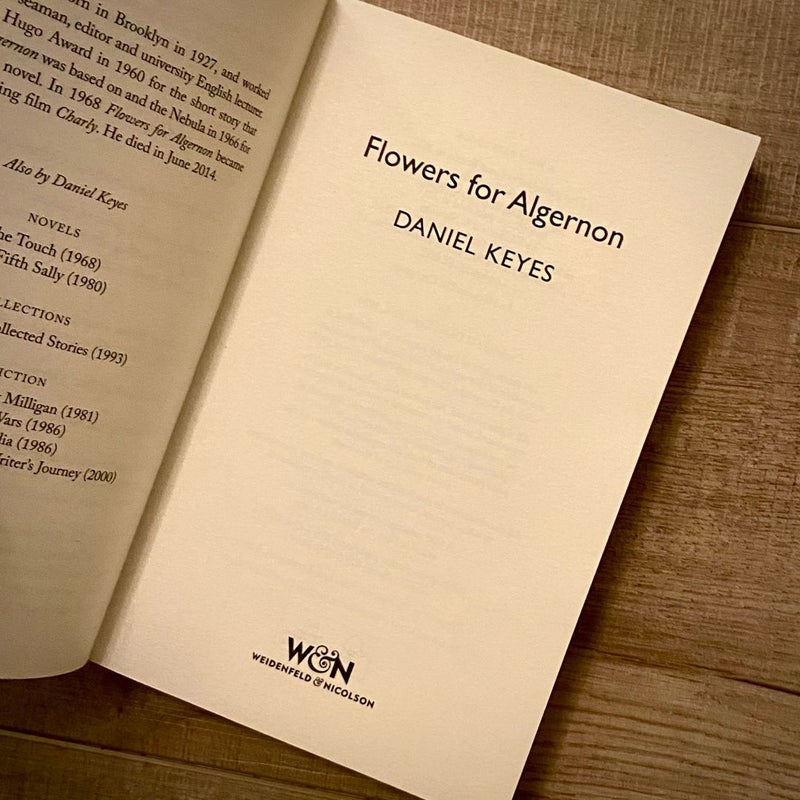 Flowers for Algernon