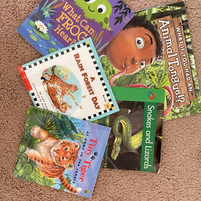 Animal kids book bundle 