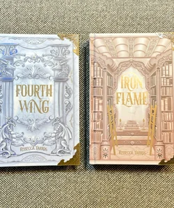 Fourth Wing SIGNED 1st printing & Iron Flame SE TBB