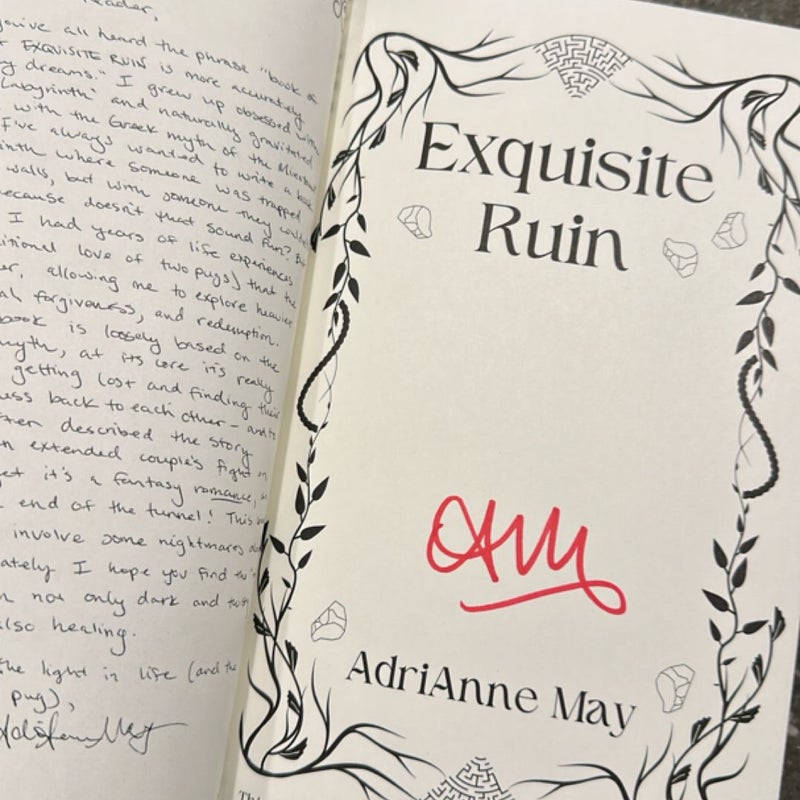 Exquisite Ruin -owlcrate 