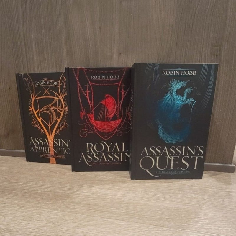 Hand SIGNED Assassin’s Apprentice Farseer Trilogy Illustrated Special Editions