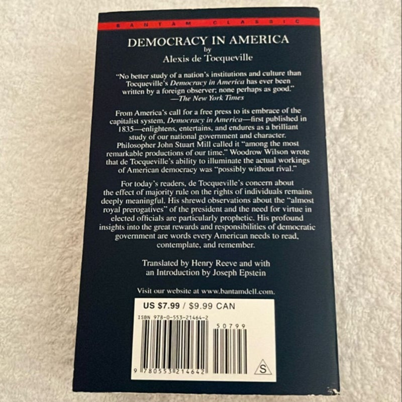 Democracy in America: the Complete and Unabridged Volumes I and II