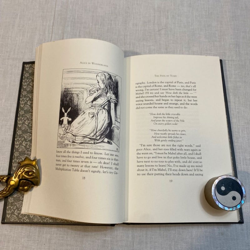 Alice's Adventures in Wonderland By Lewis Carroll -The Franklin Library - 1980