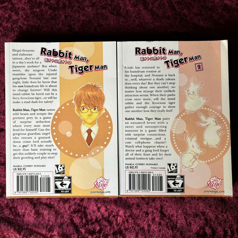 Rabbit Man, Tiger Man Volume 1-2 (Yaoi)