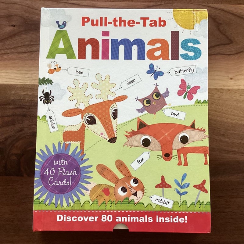 Pull the Tab Animals With Flash Cards