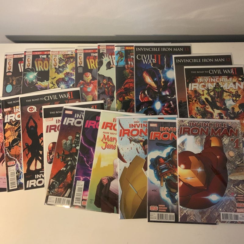  (ENTERTAINING OFFERS) Invincible Iron Man 19 Issues First Appearance of Riri Williams