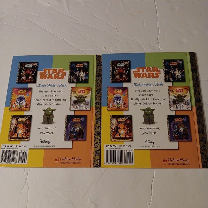 Star Wars Little Golden Book Lot