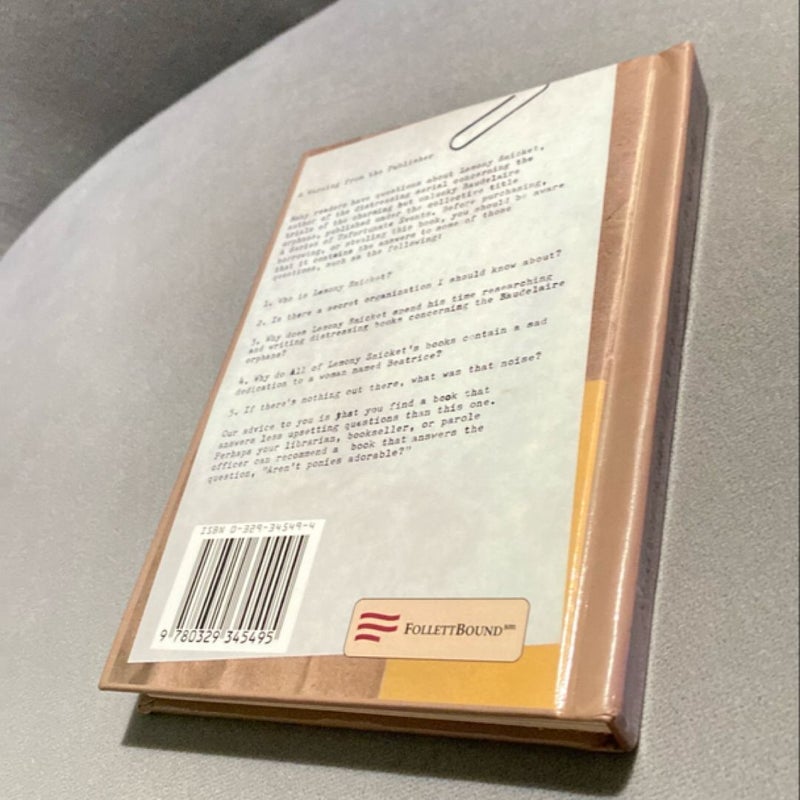 Lemony Snicket: The Unauthorized Autobiography