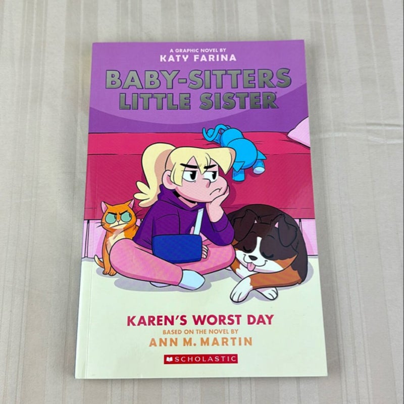 Karen's Worst Day (Baby-Sitters Little Sister Graphic Novel #3)