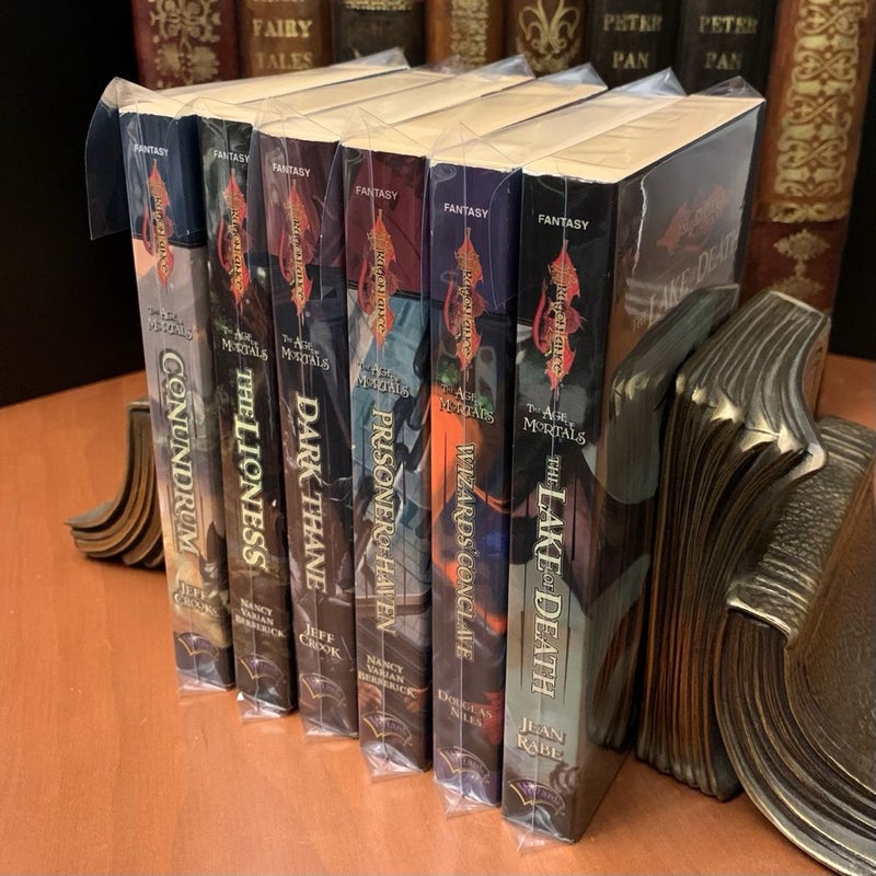 DragonLance: Complete Age of Mortals Series 1-6: Conundrum, Lioness, Dark Thane, Prisoner of Haven, Wizard’s Conclave, Lake of Death