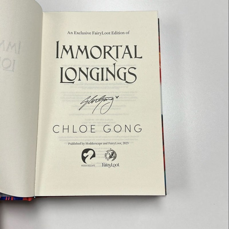 Immortal Longings-signed