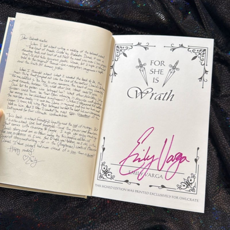 For She Is Wrath - owlcrate
