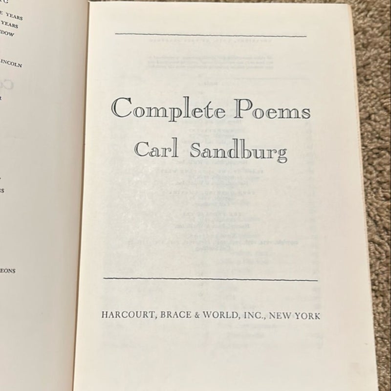 Complete Poems 