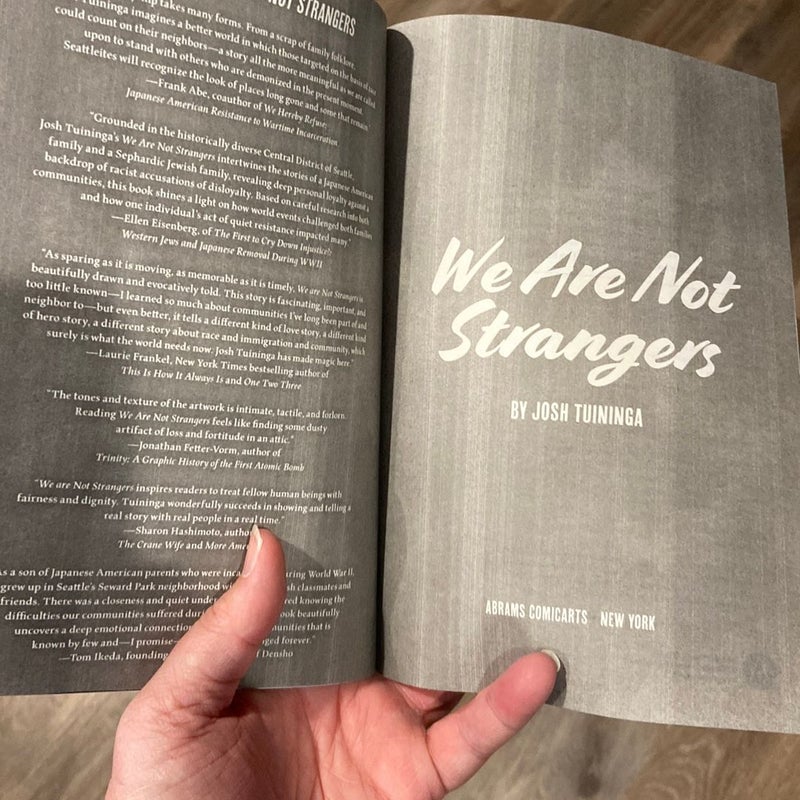 We Are Not Strangers - ARC