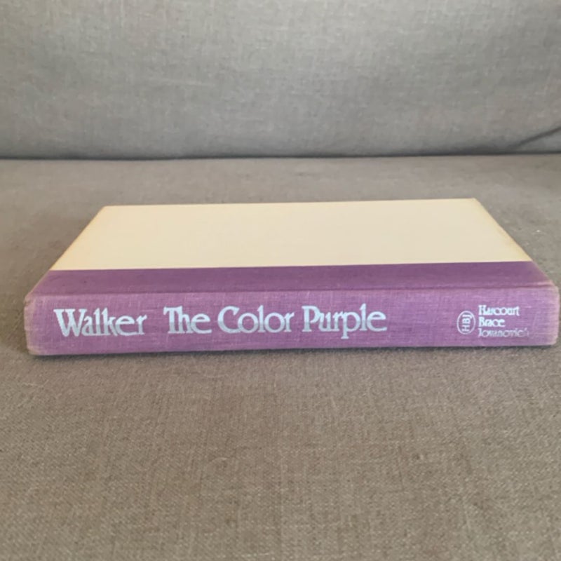THE COLOR PURPLE- Early Hardcover!