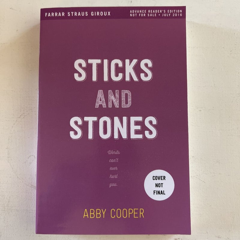 Sticks and Stones (ARC)