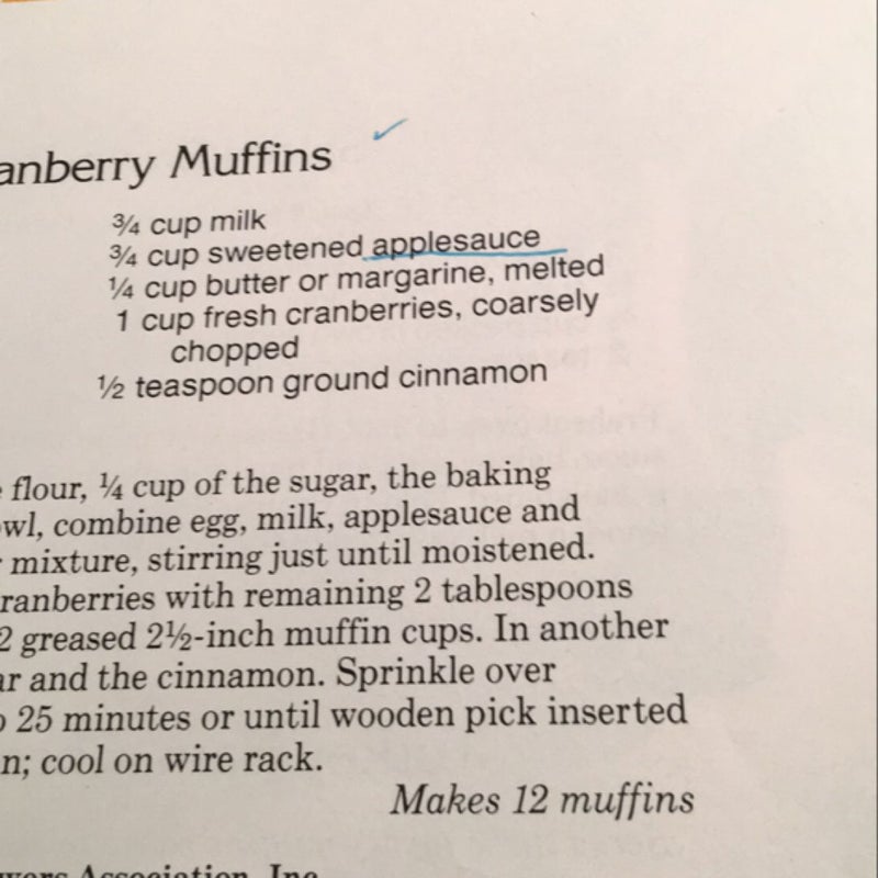 The Muffin Cookbook 