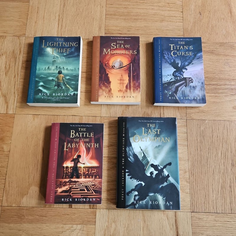 Percy Jackson and the Olympians OOP Full Series