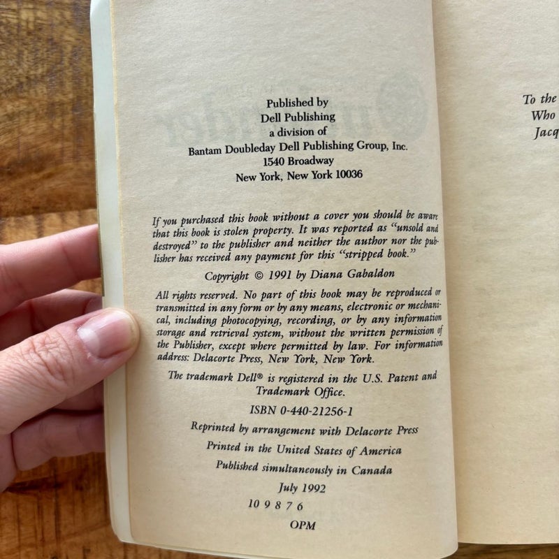 Outlander First Edition