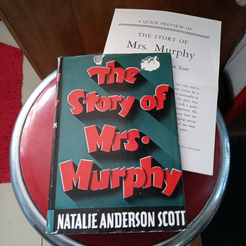 The Story of Mrs Murphy..1947..1st ed