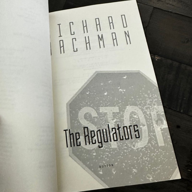The Regulators 1st edition 1st printing