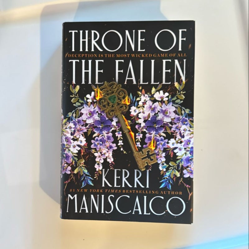 Throne of the fallen signed edition 