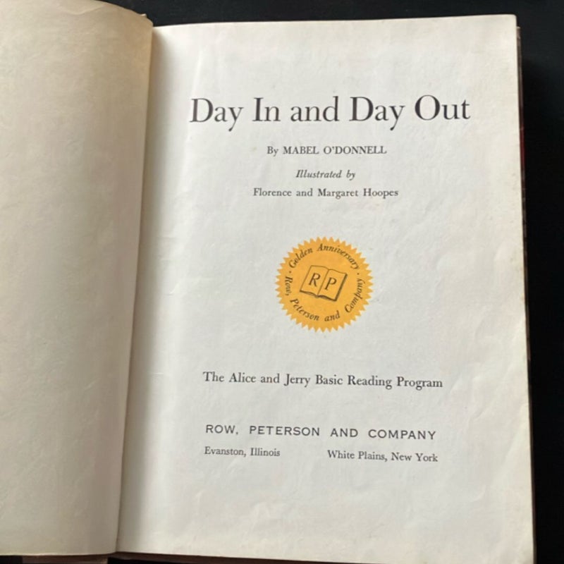 Vintage! Day In and Day Out (The Alice and Jerry Books)