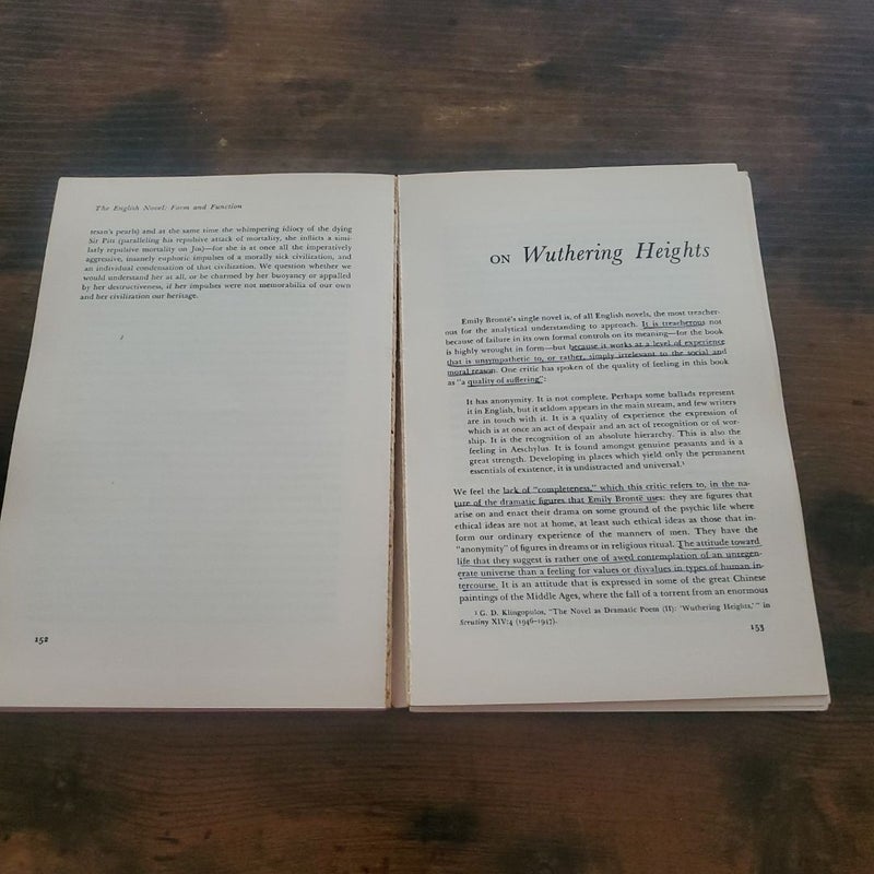 The English Novel