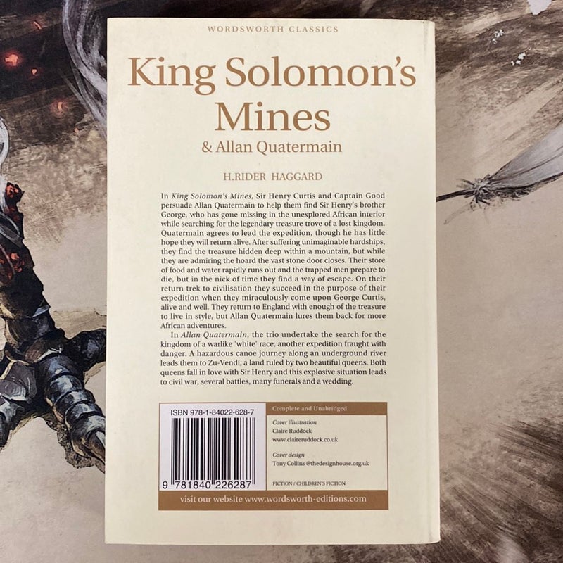 King Solomon's Mines and Allan Quatermain