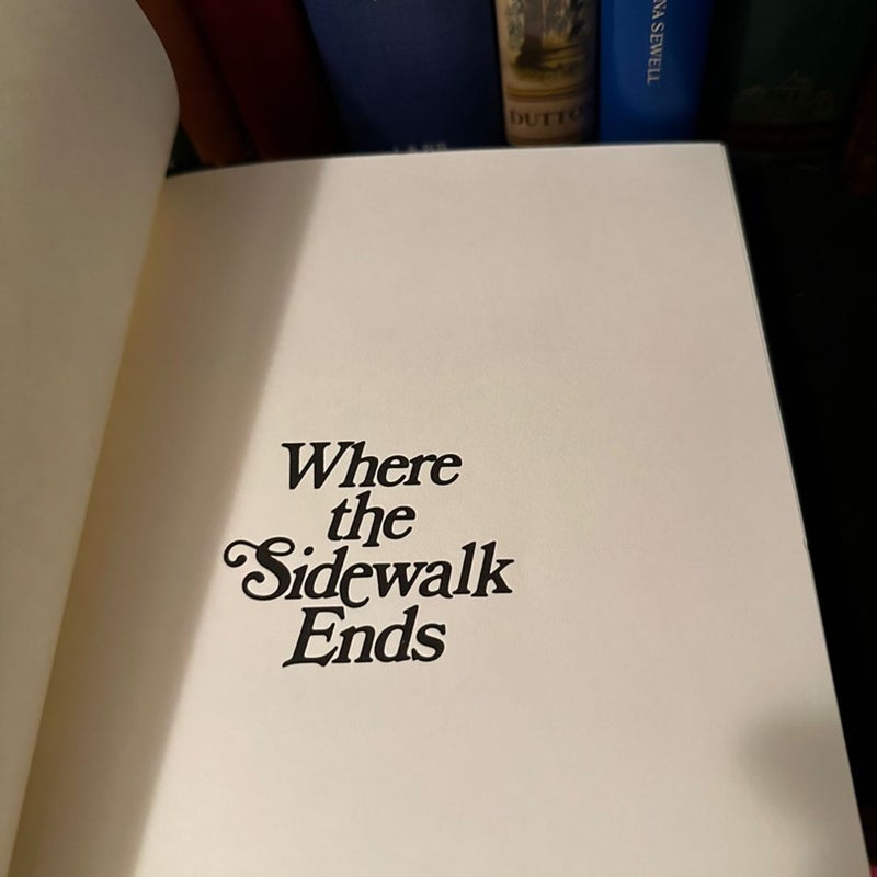 WHERE THE SIDEWALK ENDS by SHEL SILVERSTEIN 1st FIRST EDITION 1974 HARDCOVER