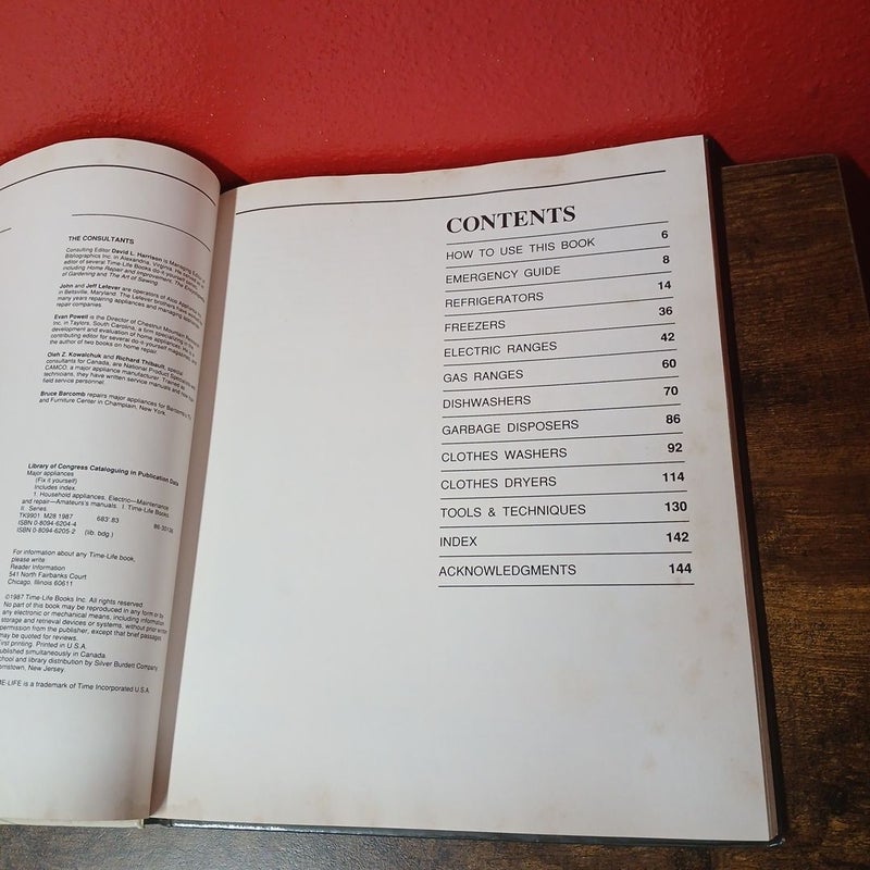 Major Appliances (Fix-It-Yourself) - Repair, Hardcover  
