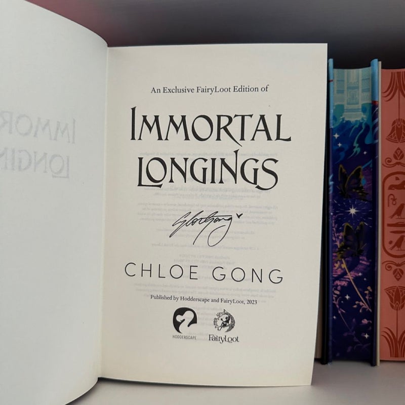 Immortal Longings (fairyloot edition)