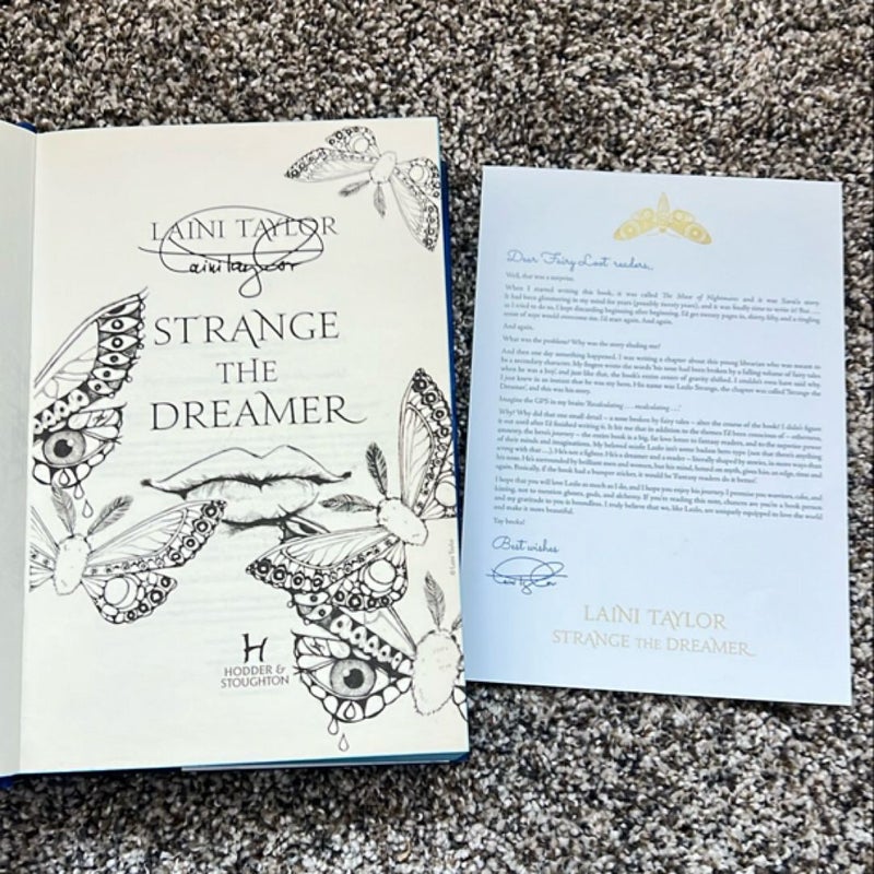 Strange the Dreamer *SIGNED SPECIAL EDITION*