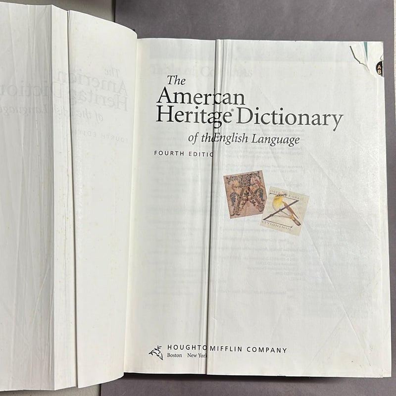 The American Heritage Dictionary