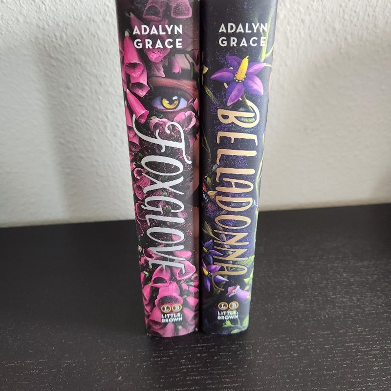 Belladonna and Foxglove B&N Exclusive Editions. 