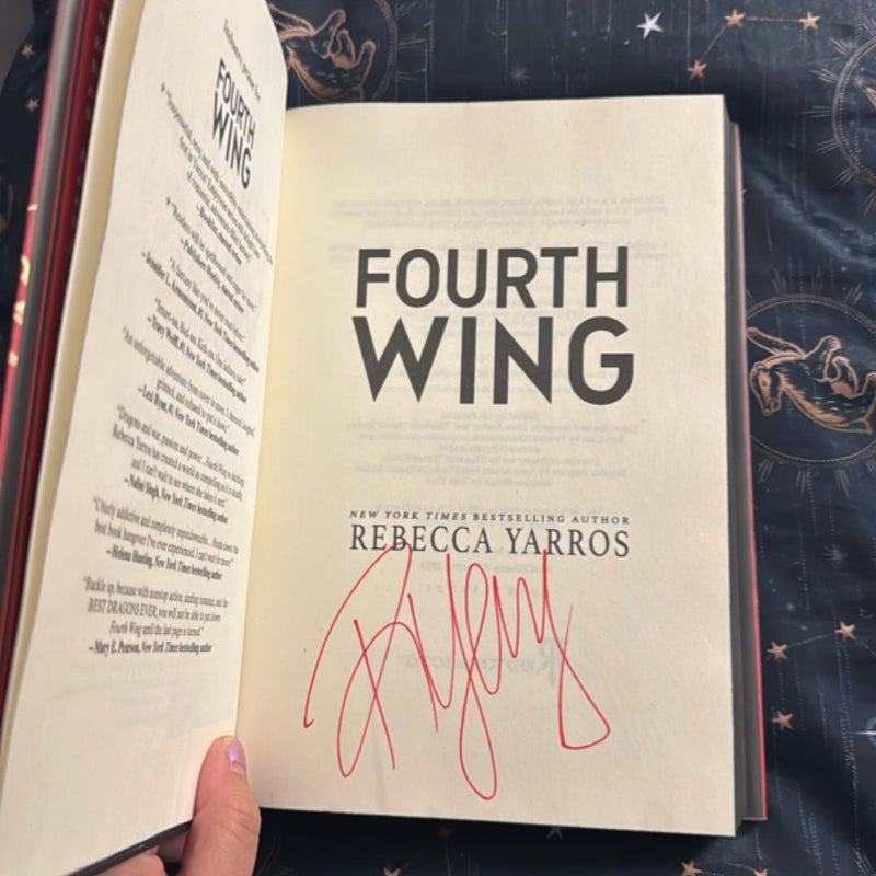Signed Fourth Wing