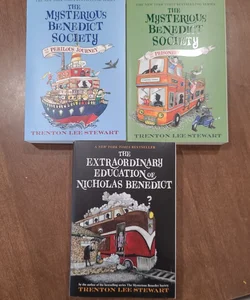 The Mysterious Benedict Society 3 book set