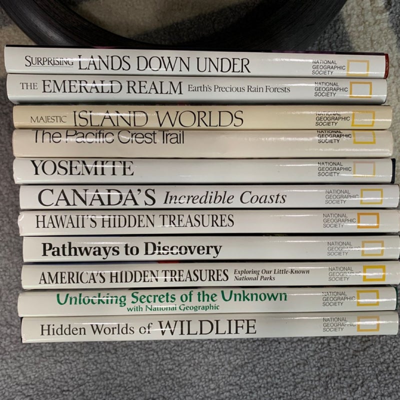 National Geographic Society Book Bundle (11 books)