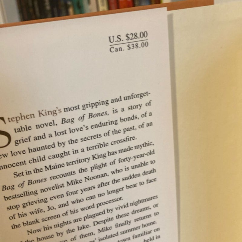 Bag of Bones 1st edition