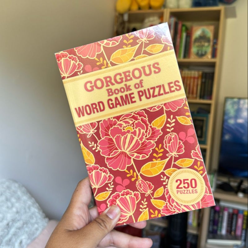 Gorgeous book of word game puzzles