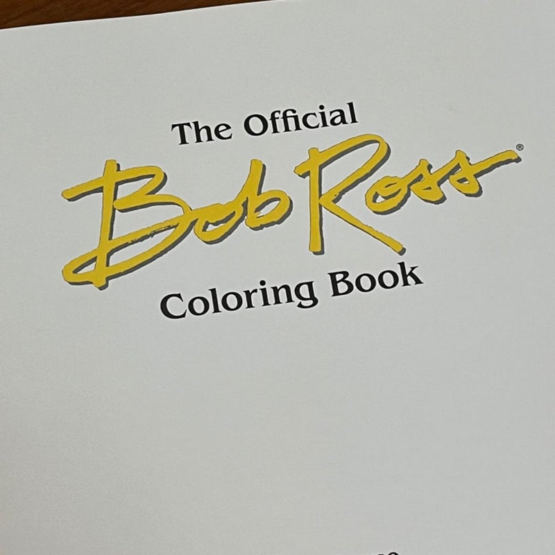 The Bob Ross Coloring Book