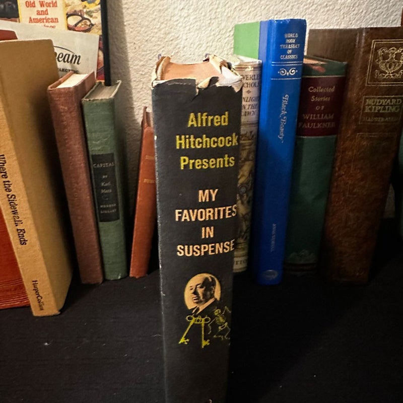Alfred Hitchcock Presents MY FAVORITES IN SUSPENSE H/C 1959 Book 