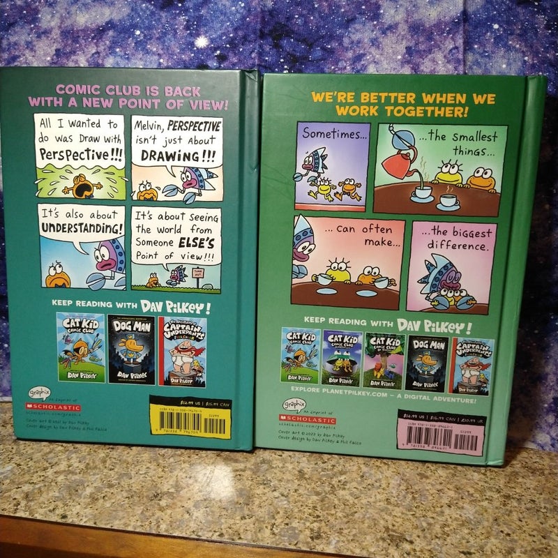 Cat Kid Comic Club 4 Collaborations (2 book set)