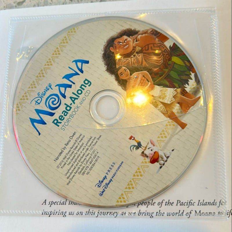 Moana Read-Along Storybook and CD