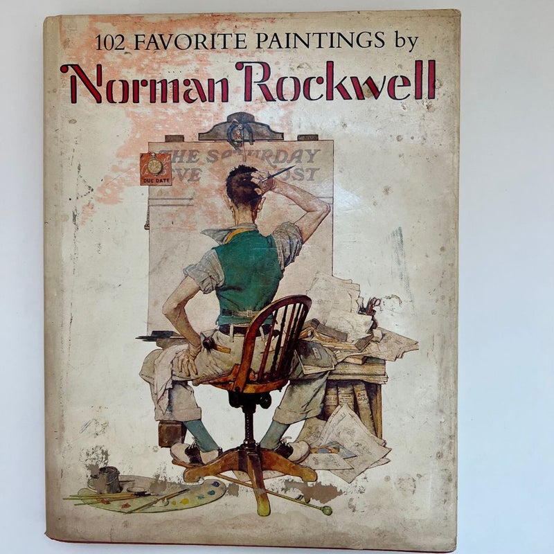 Vintage 102 Favorite Paintings by Norman Rockwell Book