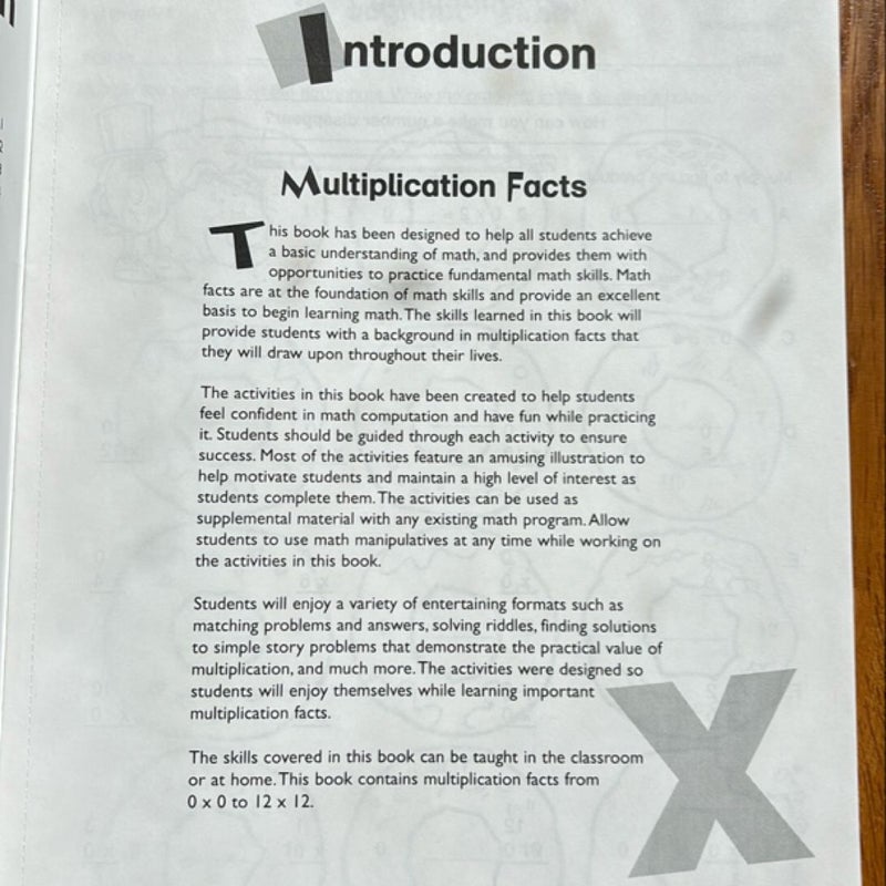 Multiplication Facts